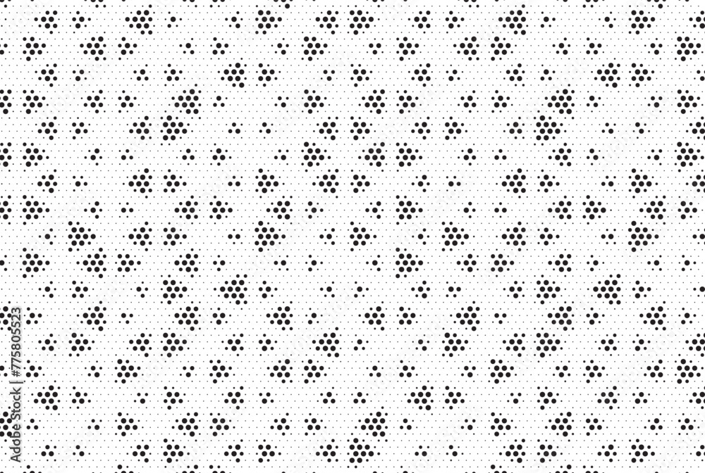 Leinwandbilder Triangular Halftone Texture Retrowave Vector Geometric Technology Abstract Background. Half Tone Triangles Retro Colored Pattern. Minimal 80s Style Dynamic Tech Structure Wallpaper
