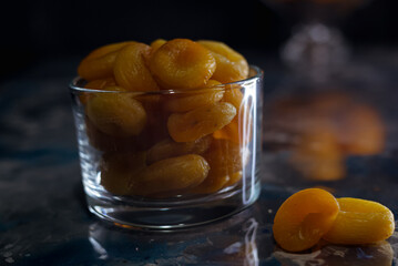 Sweet dried fruit. Dried apricots.