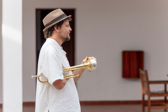 Resilient Musician Perfecting His Craft at Home