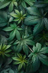 Majestic soft cannabis marijuana background 