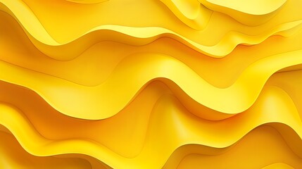 Yellow background with dynamic abstract shapes