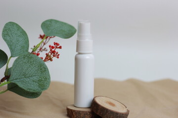 Bottle parfume spray for mockup presentation and show design realistic