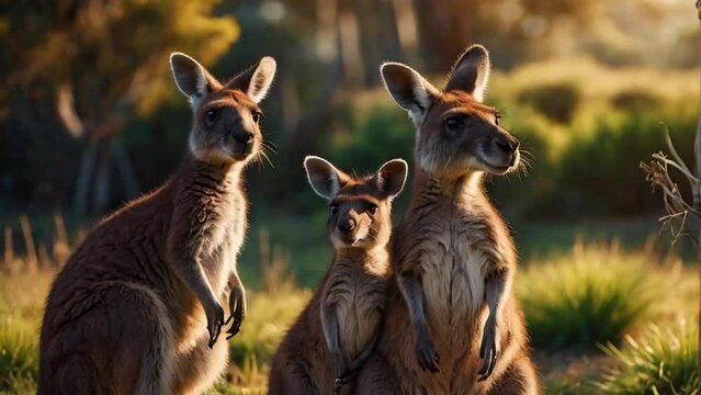 Cute kangaroo in Australia