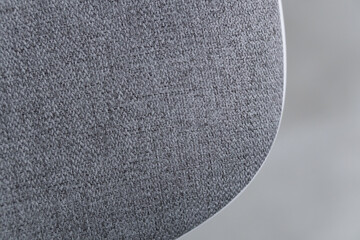 Dark gray fabric background. Gray fabric for furniture