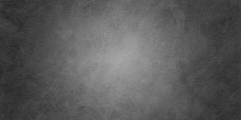 Obraz na płótnie Canvas Abstract black stone wall texture grunge rock surface. dark gray background backdrop. wide panoramic banner. old wall stone for dark black distressed grunge background wallpaper rough concrete wall.