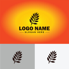 plant logo icon vector for business app icon farm Tree plant agriculture logo template
