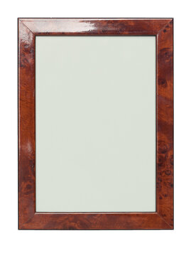 Empty Brown Picture Frame