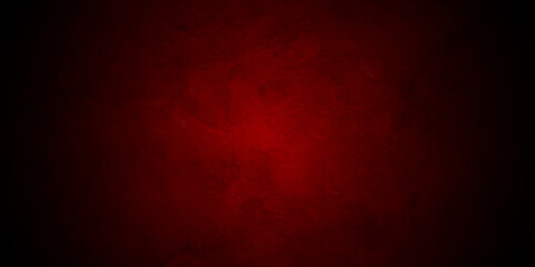 Dark and light red wall grunge backdrop texture. watercolor painted mottled red background, modern colorful concrete dirty smooth ink textures on black paper background. - obrazy, fototapety, plakaty