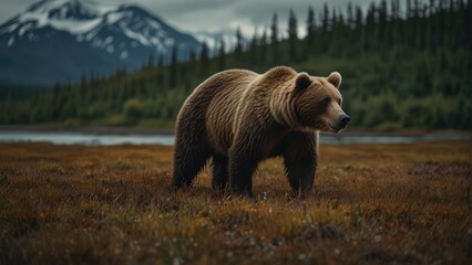 Alaska's Brown Bear Guardian of the Northern Wilderness