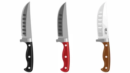 Fotobehang Paring Knives Vector Knife Icon Images Flat vector isolated © Aliha