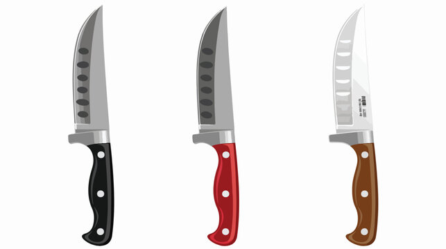 Paring Knives Vector Knife Icon Images Flat vector isolated