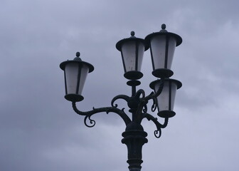 Fototapeta na wymiar Streetlights in Verona, Veneto, Italy