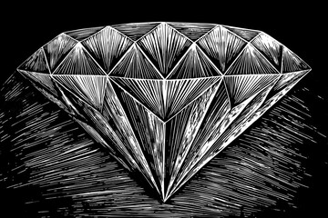 diamond-element-isolated-isolated-on-white-vector illustration
