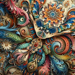 Fabric Fantasia: A Journey in Color