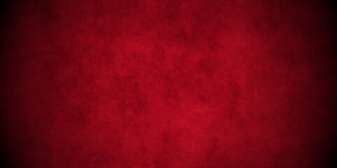 Dark and light red wall grunge backdrop texture. watercolor painted mottled red background, modern colorful concrete dirty smooth ink textures on black paper background.
