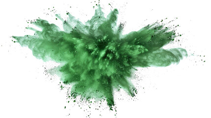 abstract powder splatted background, freeze motion of green powder exploding/throwing green.	
 - obrazy, fototapety, plakaty