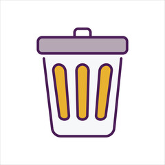 Trash  icon editable stock vector icon