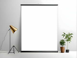 Mock-up vinyl banner on white background vector illustration design.
 - obrazy, fototapety, plakaty