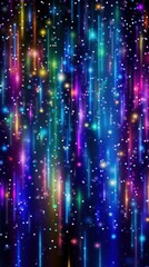 Abstract neon and fluorescent color background