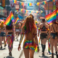 Gay Pride Parade Takes to the Streets