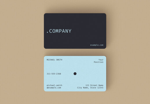 Minimal Modern Business Card Layout