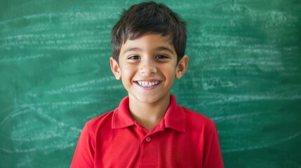 Portrait of a cute little boy with curly hair on white background. Beautiful simple AI generated image in 4K, unique. - obrazy, fototapety, plakaty
