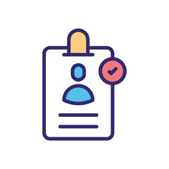 Authentication vector icon