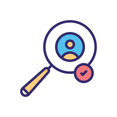 job seeking vector icon