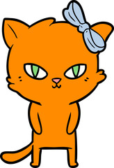 cute cartoon cat