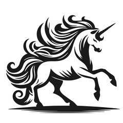 Fototapeta na wymiar Unicorn 🦄 vector isolated on white background 