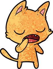talking cat cartoon