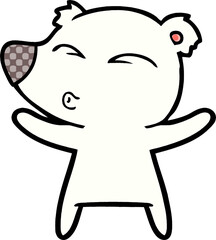 polar bear cartoon
