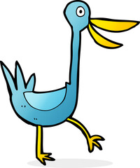 funny cartoon duck