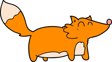 fat cartoon fox