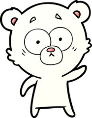 Obraz premium polar bear cartoon