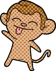 funny cartoon monkey