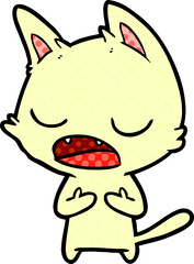 talking cat cartoon
