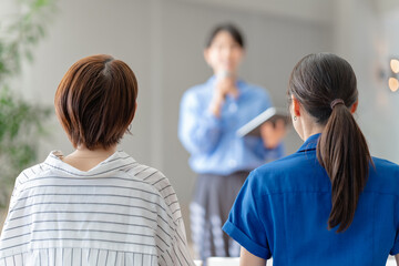 Fototapeta premium ビジネスイメージ セミナー 会議