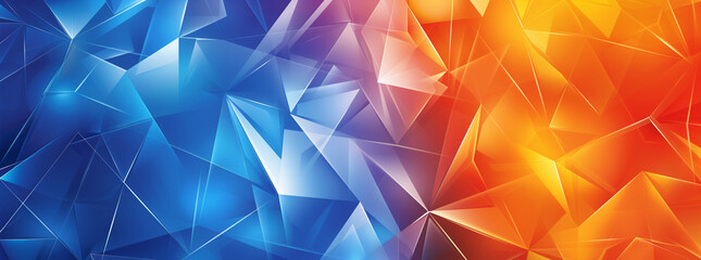 Abstract Geometric Triangular Gradient Background
 - obrazy, fototapety, plakaty
