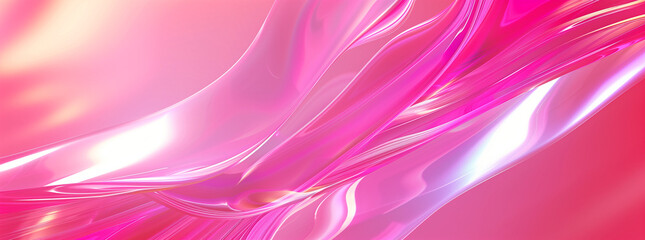 Fluid Pink Abstract Waves Background
