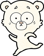 surprised polar bear cartoon