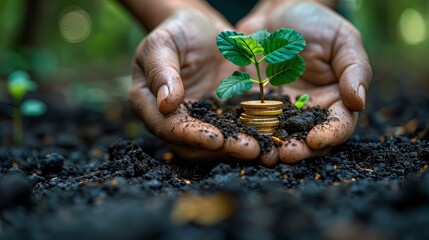 ESG concept of environmental, social and governance and impact investing. Ethical and sustainable investing. Ethical funds growing trend of industry investment. Enhance ESG alignment of investments. - obrazy, fototapety, plakaty