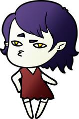 cartoon vampire girl