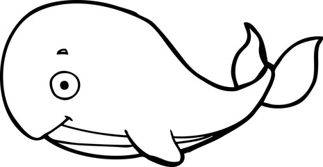 cartoon whale