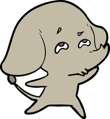 cartoon elephant remembering