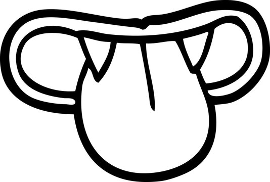 recommend clip art: line drawing cartoon vampire mouth