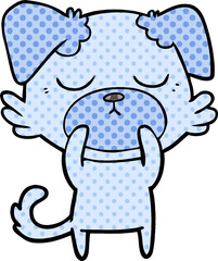 cute cartoon dog