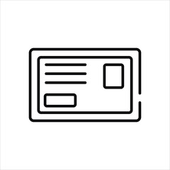 Envelopes  icon editable stock vector icon