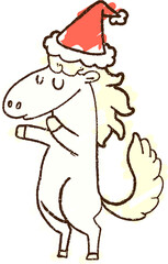 christmas horse