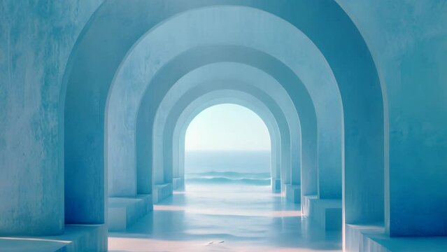 Blue Horizon: Gateway to Imaginary Realms. Generative ai